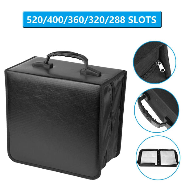 Planet Gates 360 Capacity / CHINA Large Capacity Zipper CD DVD Wallet Holder Bag Album Disc Organizer Storage Case Oxford Cloth CD Bag