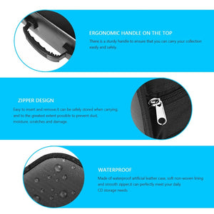 Planet Gates 360 Capacity / CHINA Large Capacity Zipper CD DVD Wallet Holder Bag Album Disc Organizer Storage Case Oxford Cloth CD Bag