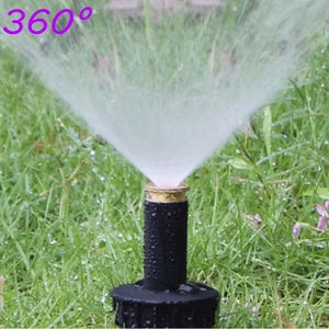 Planet Gates 360 degree 1/2 Inch Popup Sprinklers 90/180/360 Degree Automatic Stretching Pure Copper Lawn Buried Head Garden Irrigation Waterting Tool