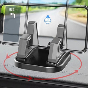 Planet Gates 360 Degree Rotate Car Phone Holder Dashboard Sticking Mount Simple Mobile Phone GPS Bracket Phone Support Car Accessories
