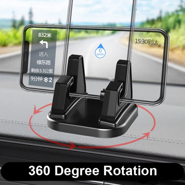 Planet Gates 360 Degree Rotate Car Phone Holder Dashboard Sticking Mount Simple Mobile Phone GPS Bracket Phone Support Car Accessories