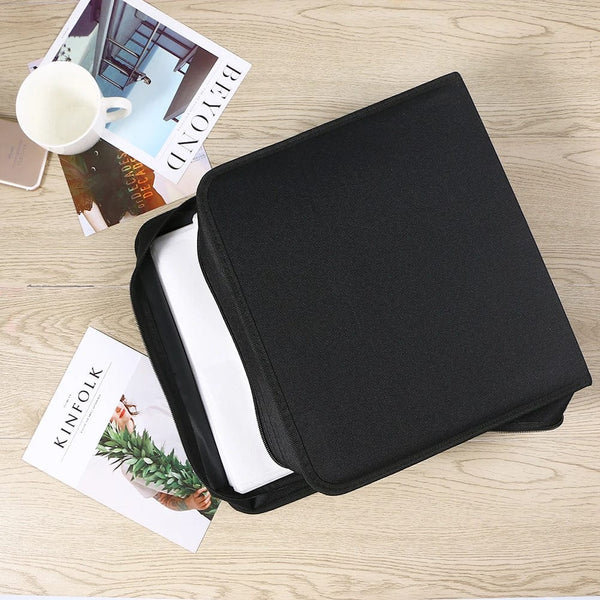 Planet Gates 360 Discs 240/320/360400/520 Discs Portable CD DVD Wallet Holder Bag Case Album Organizer Media Storage Box Zipper CD Sleeve Bag