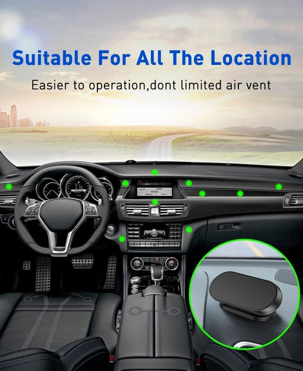 Planet Gates 360° Magnetic Car Phone Holder Stand Air Vent Magnet Car Mount GPS Smartphone Mobile Support in Car Dashboard for IPhone Samsung