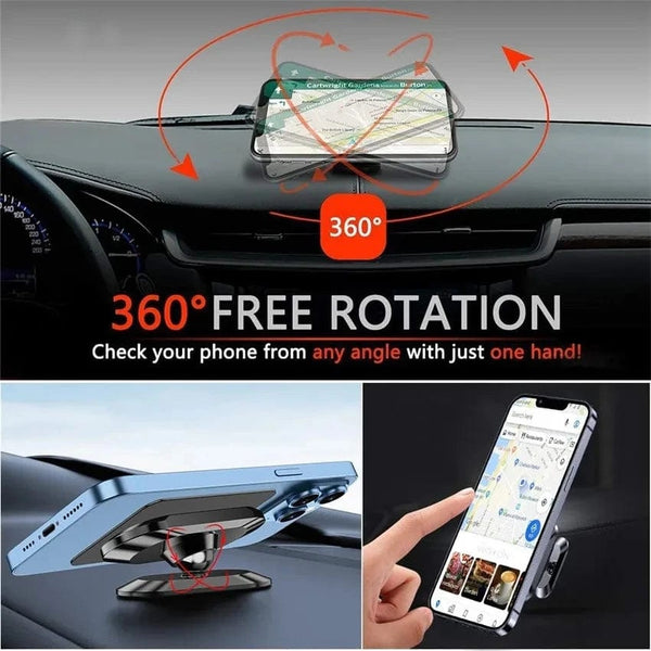 Planet Gates 360° Magnetic Car Phone Holder Stand Air Vent Magnet Car Mount GPS Smartphone Mobile Support in Car Dashboard for IPhone Samsung