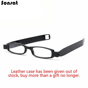 Planet Gates 360 Rotary Magnet Portable Folding Magnetic Therapy Activated Presbyopic Glasses HD Resin Men And Women Reading Plastic Eyewear