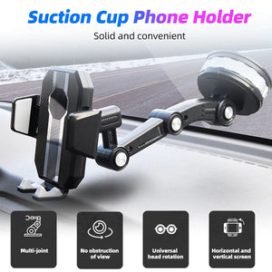 Planet Gates 360 Rotatable Cellphone Car Phone Holder Fixed Shockproof Mobile Stand Big In GPS Support For iPhone Xiaomi  Samsung Accesorries