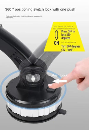 Planet Gates 360 Rotatable Cellphone Car Phone Holder Fixed Shockproof Mobile Stand Big In GPS Support For iPhone Xiaomi  Samsung Accesorries