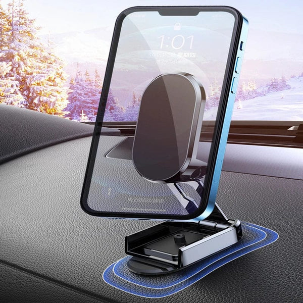 Planet Gates 360 Rotatable Magnetic Car Phone Holder Magnet Smartphone Support GPS Foldable Phone Bracket in Auto For iPhone Samsung Xiaomi