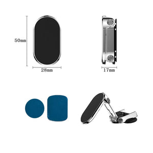 Planet Gates 360 Rotatable Magnetic Car Phone Holder Magnet Smartphone Support GPS Foldable Phone Bracket in Auto For iPhone Samsung Xiaomi