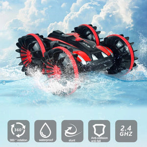 Planet Gates 360 Rotate Rc Cars Remote Control Stunt Car 2 Sides Waterproof Driving On Water And Land Amphibious Electric Toys For Children