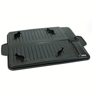 Planet Gates 37.5cm/14.76in Suitable For 4-5 People 1pc, BBQ Grill Plate, Non-Stick Baking Pan For Outdoor Cooking, Household Rectangle Metal Barbecue Frying Grill Pan, Smokeless, And Easy To Clean, Perfect For BBQ, Camping, And Picnics, BBQ Accessories, Grill Accessories