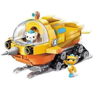 Planet Gates 3704 / no gift  box Anime octonauts Octopod GUP Building Blocks Action Figures Ocean creatures Toy Bricks Friend Interaction Kids Toys