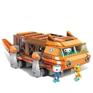 Planet Gates 3706 / no gift  box Anime octonauts Octopod GUP Building Blocks Action Figures Ocean creatures Toy Bricks Friend Interaction Kids Toys