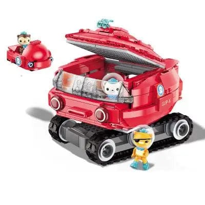 Planet Gates 3707 / no gift  box Anime octonauts Octopod GUP Building Blocks Action Figures Ocean creatures Toy Bricks Friend Interaction Kids Toys
