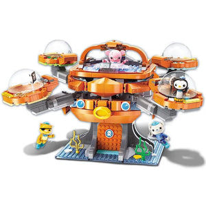Planet Gates 3708 / no gift  box Anime octonauts Octopod GUP Building Blocks Action Figures Ocean creatures Toy Bricks Friend Interaction Kids Toys
