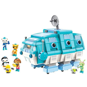 Planet Gates 3715 / no gift  box Anime octonauts Octopod GUP Building Blocks Action Figures Ocean creatures Toy Bricks Friend Interaction Kids Toys