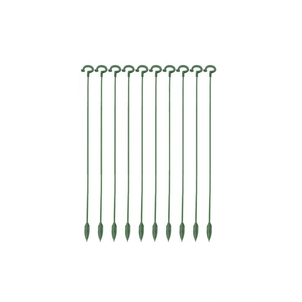 Planet Gates 37cm / 5PCS 5pcs, Potted Plant Support Rack/ Flower Vegetable Vine Climbing Bracket/ Balcony Creative Decorative Rack, Plant Fixed Rod Fixed Gardening Flower Plant Branch Dry Fixed Material Fiberglass Rod Rod Bonsai Support Rod Flower