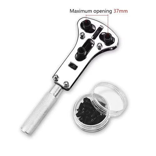 Planet Gates 37mm Watch Repair Tools Wrist Watch Case Opener Adjustable Screw Back Remover Wrench Repair Tool Claw Watch Repair Tools Case Opener