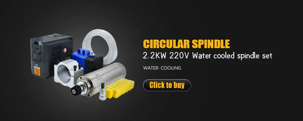 Planet Gates 380v / brazil Sales Water Cooling Spindle Motor Kit 2.2kw 2200w  Round Spindle 24000RPM + VFD Inverter With RS485 + 13pcs ER20 For CNC Milling
