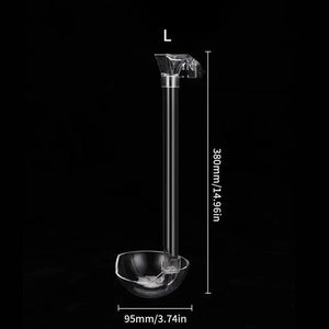 Planet Gates 38CM Acrylic Feeder Tube Dish Transparent Fish Tank Shrimp Snail Food Feeder Bowl Feeding Aquarium Accessories Shrimp Feeders