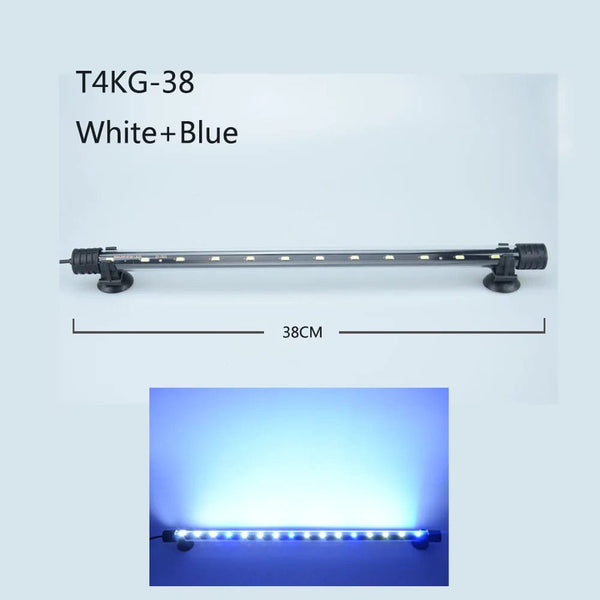 Planet Gates 38cm blue and white Aquarium Light LED Waterproof Fish Tank Light Underwater Fish Lamp Aquariums Decor Lighting Plant Lamp 18-58CM 220-240V 5730chip
