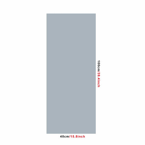 Planet Gates 39.4inchX15.8inch 1pc One Way Mirror Window Film - Daytime Privacy, Anti-UV Heat Control, Static Cling Vinyl For Home And Office - Silvery