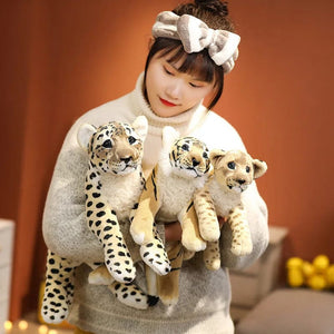 Planet Gates 39-58cm Simulation Lion Tiger Leopard Plush Toys Home Decor Stuffed Cute Animals Dolls Soft Real Like Pillow for Kids Boys Gift