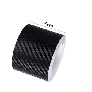Planet Gates 3CM / 3M DIY Nano 3D Carbon Fiber Car Stickers Door Sill Protector Bumper Tape Car Protector Strip Waterproof Protection Film 1/3/5/7/10M