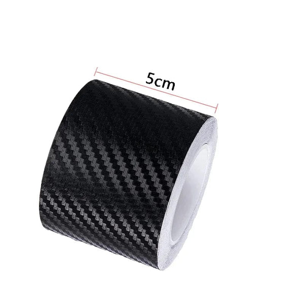 Planet Gates 3CM / 3M DIY Nano 3D Carbon Fiber Car Stickers Door Sill Protector Bumper Tape Car Protector Strip Waterproof Protection Film 1/3/5/7/10M