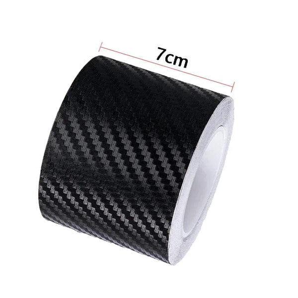 Planet Gates 3CM / 3M DIY Nano 3D Carbon Fiber Car Stickers Door Sill Protector Bumper Tape Car Protector Strip Waterproof Protection Film 1/3/5/7/10M