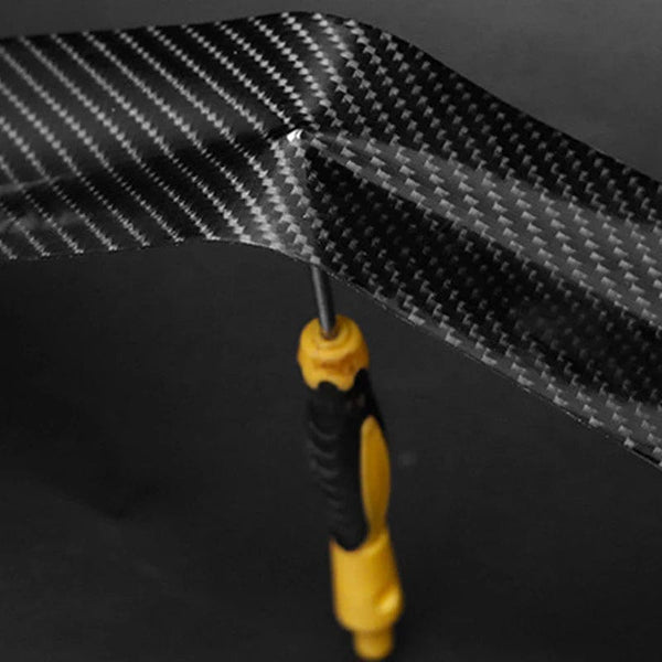 Planet Gates 3CM / 3M DIY Nano 3D Carbon Fiber Car Stickers Door Sill Protector Bumper Tape Car Protector Strip Waterproof Protection Film 1/3/5/7/10M