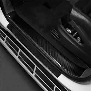 Planet Gates 3CM / 3M DIY Nano 3D Carbon Fiber Car Stickers Door Sill Protector Bumper Tape Car Protector Strip Waterproof Protection Film 1/3/5/7/10M