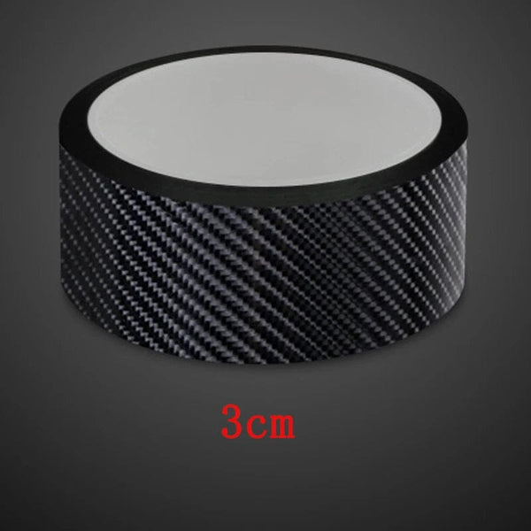 Planet Gates 3CM / 3M DIY Nano 3D Carbon Fiber Car Stickers Door Sill Protector Bumper Tape Car Protector Strip Waterproof Protection Film 1/3/5/7/10M