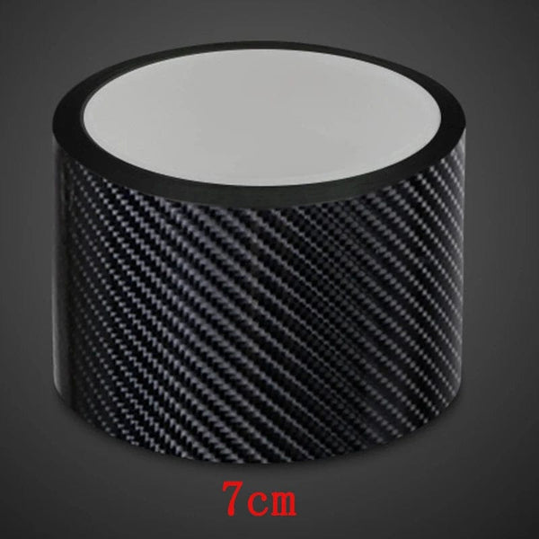Planet Gates 3CM / 3M DIY Nano 3D Carbon Fiber Car Stickers Door Sill Protector Bumper Tape Car Protector Strip Waterproof Protection Film 1/3/5/7/10M