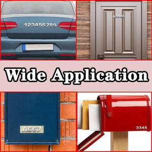 Planet Gates 3D Alphanumeric Metallic Silver Badge Chrome Plated Silver Alphanumeric Logo Car Sticker Car Motorcycle Parts Sticker Decoration