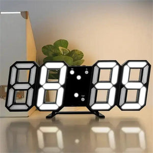 Planet Gates 3D LED Digital Clock Luminous Fashion Wall Clock Multifunctional Creative USB Plug In Electronic Clock Home Decoration