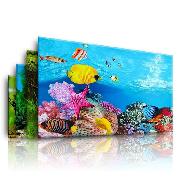 Planet Gates 3d Marine Background for Aquarium Decorations Stickers & Poster Goods Decoration Fish Tanks and Aquariums Accessories Aquascape