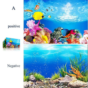 Planet Gates 3d Marine Background for Aquarium Decorations Stickers & Poster Goods Decoration Fish Tanks and Aquariums Accessories Aquascape