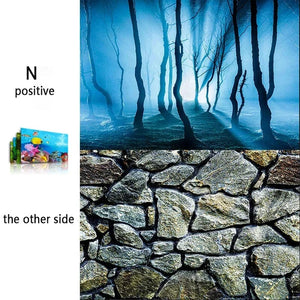 Planet Gates 3d Marine Background for Aquarium Decorations Stickers & Poster Goods Decoration Fish Tanks and Aquariums Accessories Aquascape