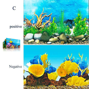 Planet Gates 3d Marine Background for Aquarium Decorations Stickers & Poster Goods Decoration Fish Tanks and Aquariums Accessories Aquascape