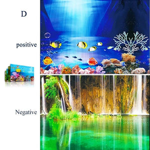 Planet Gates 3d Marine Background for Aquarium Decorations Stickers & Poster Goods Decoration Fish Tanks and Aquariums Accessories Aquascape