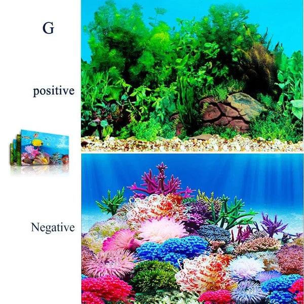 Planet Gates 3d Marine Background for Aquarium Decorations Stickers & Poster Goods Decoration Fish Tanks and Aquariums Accessories Aquascape