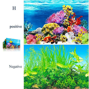 Planet Gates 3d Marine Background for Aquarium Decorations Stickers & Poster Goods Decoration Fish Tanks and Aquariums Accessories Aquascape