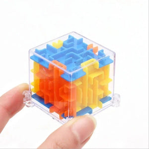 Planet Gates 3D Maze Magic Cube Six-sided Transparent Puzzle Speed Cube Rolling Ball Magic Cubes Maze Toys For Children Stress Reliever Toys
