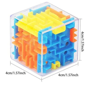 Planet Gates 3D Maze Magic Cube Six-sided Transparent Puzzle Speed Cube Rolling Ball Magic Cubes Maze Toys For Children Stress Reliever Toys