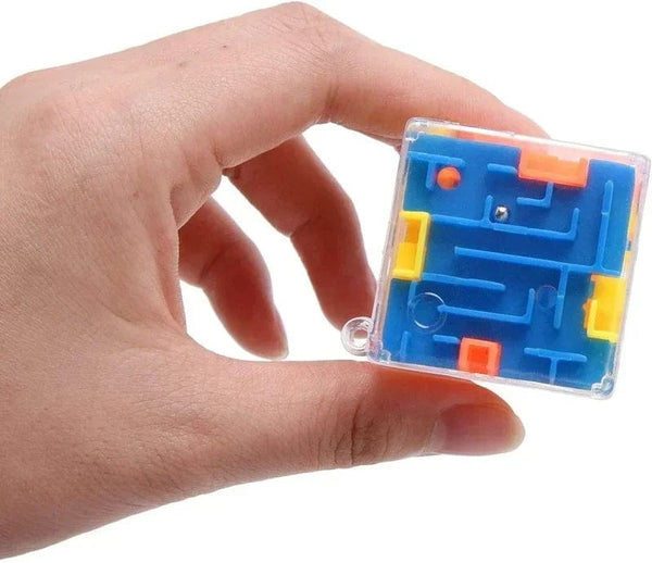 3D Maze Magic Cube Six-sided Transparent Puzzle Speed Cube Rolling Bal ...