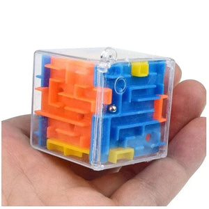 Planet Gates 3D Maze Magic Cube Six-sided Transparent Puzzle Speed Cube Rolling Ball Magic Cubes Maze Toys For Children Stress Reliever Toys