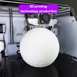 Planet Gates 3D Printed Photo Moon Lamp Night Light Customizable Home Decoration USB Rechargeable with Remote Control 16 Color Lights Ideal Birthday Gift