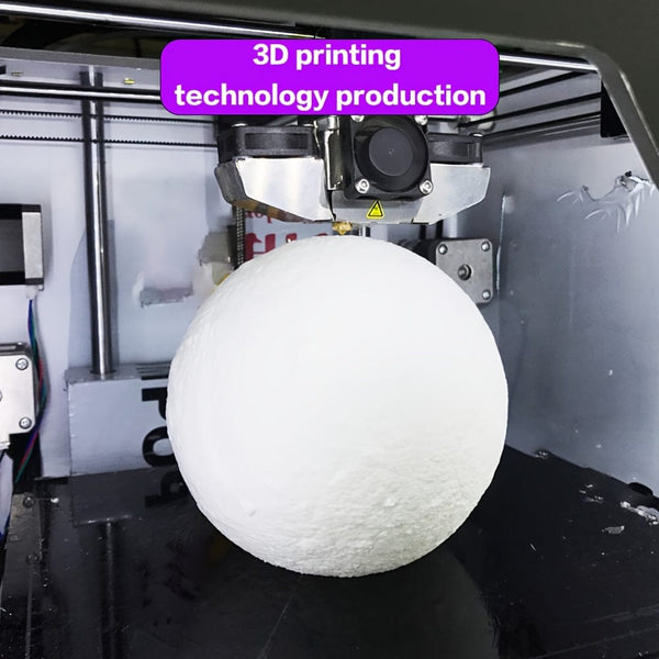 Planet Gates 3D Printed Photo Moon Lamp Night Light Customizable Home Decoration USB Rechargeable with Remote Control 16 Color Lights Ideal Birthday Gift