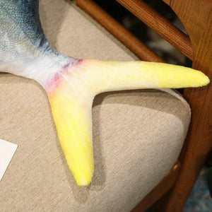 Planet Gates 3D Simulation Fish Plush Toys Stuffed Tuna Salmon Autumn Saury Grouper Plush Pillow Creative Sofa Pillow Cushion Gift Kids Toy